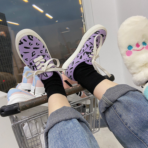 Αθλητικά casual  παπούτσια με άνιμαλ πριντ