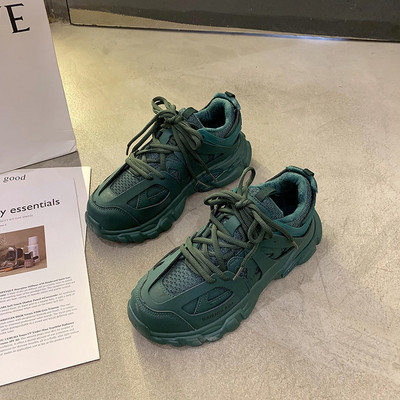 Дамски маратонки с мрежа-в три цвята