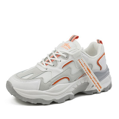 Μοντέρνα γυναικεία αθλητικά παπούτσια με πλέγμα