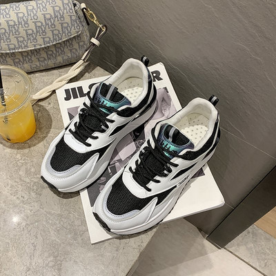 Casual γυναικεία αθλητικά παπούτσια με πλέγμα και επίπεδη σόλα