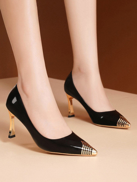 Νέο μοντέλο  γυναικεία  παπύτσια με ψηλό τακούνι 8 cm