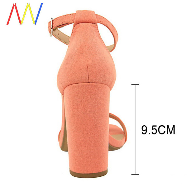 Casual ψηλοτάκουνα σανδάλια - μεγάλα νούμερα