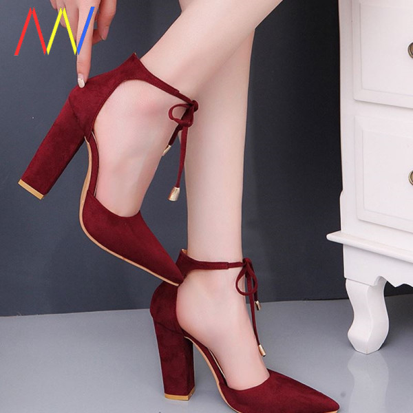 Σανδάλια με μυτερά μοντέλα από οικολογικό σουέτ - μεγάλα νούμερα