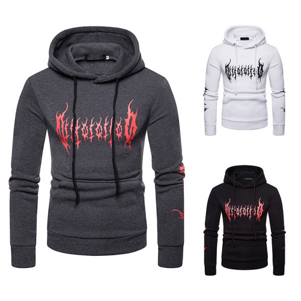 Ανδρικό καθημερινό φούτερ χωρίς στερέωση με απλικέ