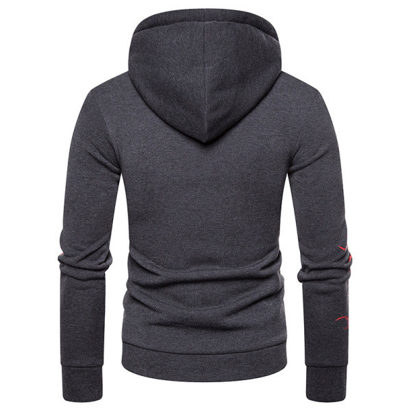 Ανδρικό καθημερινό φούτερ χωρίς στερέωση με απλικέ