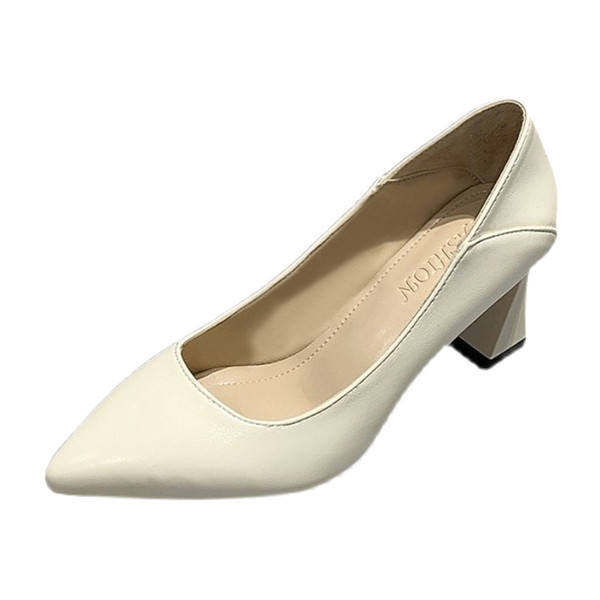 Naiste teravatipulised kõrge 6 cm kontsaga kingad - kunstnahast