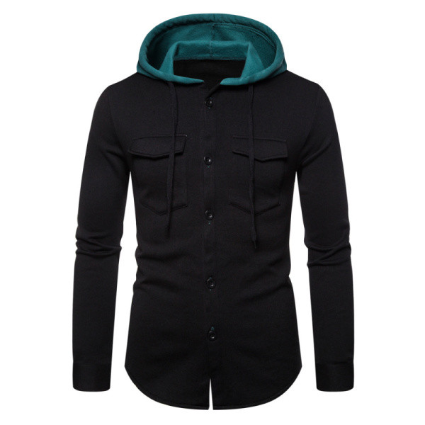 Ανδρική μπλούζα με κουμπιά 