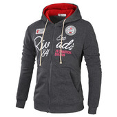 Ανδρικό φούτερ με κορδόνια και απλικέ