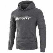 Ανδρικό φούτερ κλασικό μοντέλο χωρίς στερέωση