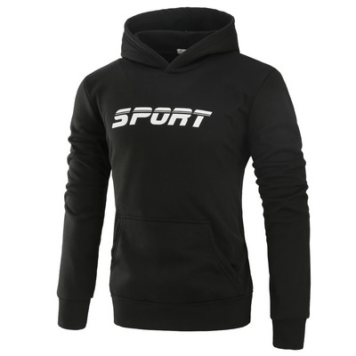 Ανδρικό φούτερ κλασικό μοντέλο χωρίς στερέωση