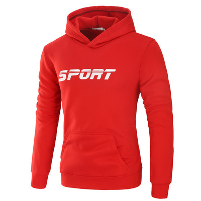 Ανδρικό φούτερ κλασικό μοντέλο χωρίς στερέωση