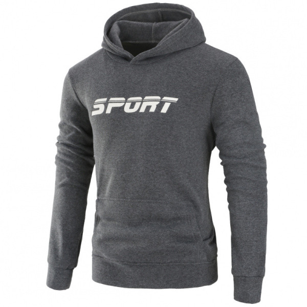 Ανδρικό φούτερ κλασικό μοντέλο χωρίς στερέωση