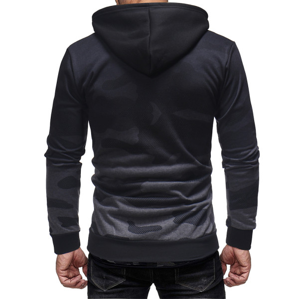 Μοντέρνο ανδρικό  φούτερ με στερέωση και κορδόνια