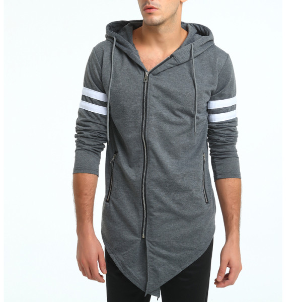 Μοντέρνο  ανδρικό φούτερ μακρύ μοντέλο