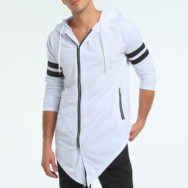 Μοντέρνο  ανδρικό φούτερ μακρύ μοντέλο