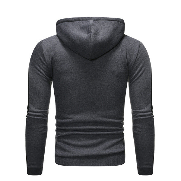Dnevni sweatshirt jednobojni model s kapuljačom