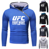 Μοντέρνα ανδρική μπλούζα με φερμουάρ και επιγραφή