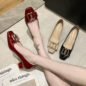 Naiste lakknahast kingad paksusega 6 cm kontsaga