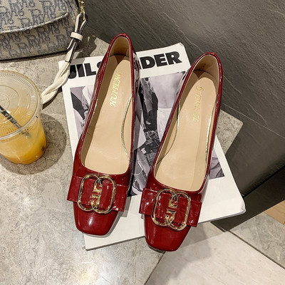 Naiste lakknahast kingad paksusega 6 cm kontsaga