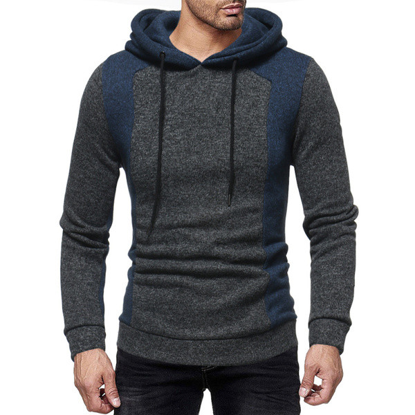 Meeste dressipluusi tavaline kapuutsiga mudel