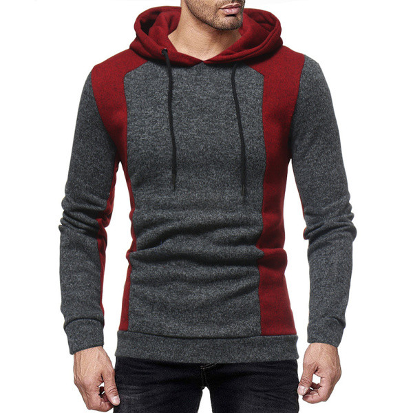 Meeste dressipluusi tavaline kapuutsiga mudel