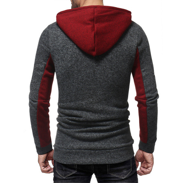 Meeste dressipluusi tavaline kapuutsiga mudel