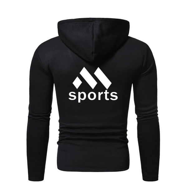 Ανδρικό απλό μοντέλο φούτερ με κουμπιά