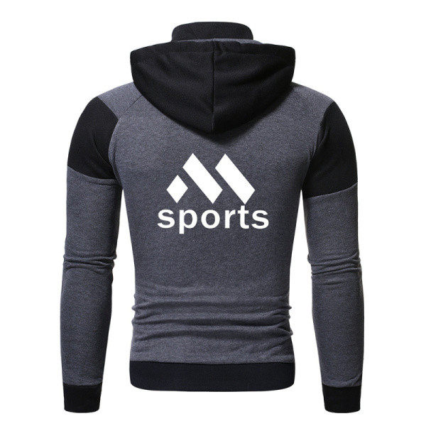 Ανδρικό φούτερ με αγκράφα και κουκούλα