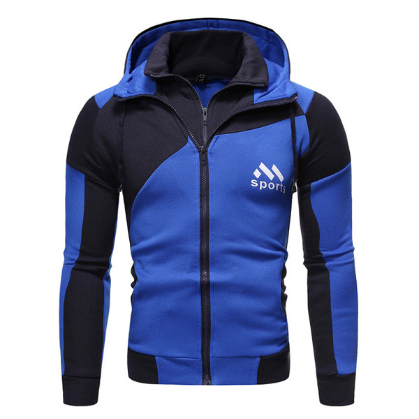 Ανδρικό φούτερ με αγκράφα και κουκούλα