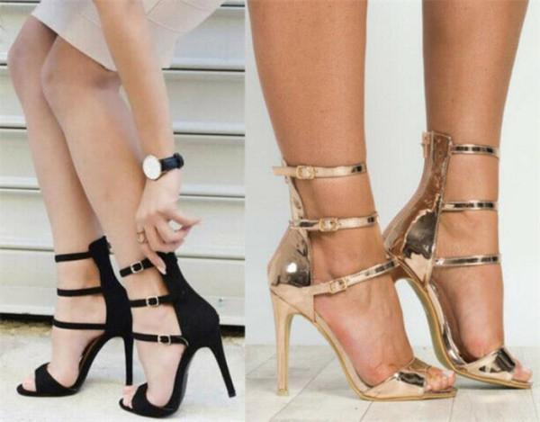 Μοντέρνα σανδάλια από οικολογικό σουέτ με αγκράφες