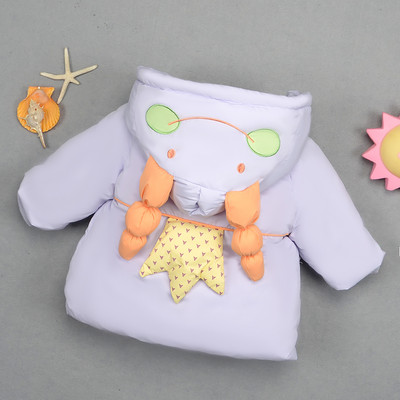 Модерно детско яке за момичета с 3D елемент