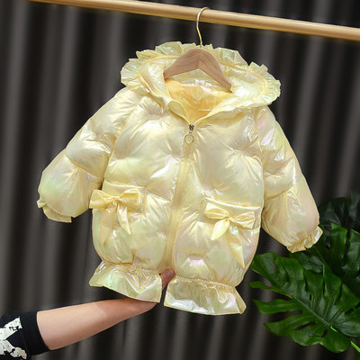 Нов модел детско яке с цип и качулка подходящо за момичета