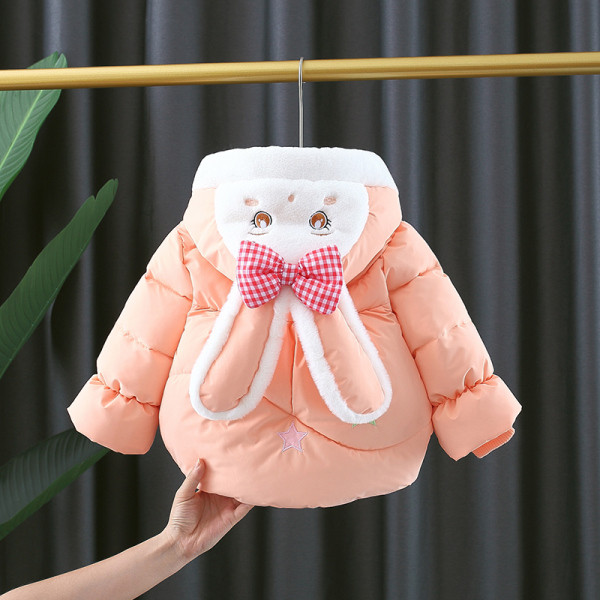 Детско яке за момичета с 3D елемент - два модела