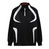 Мъжки ежедневен суичър с цип широк модел