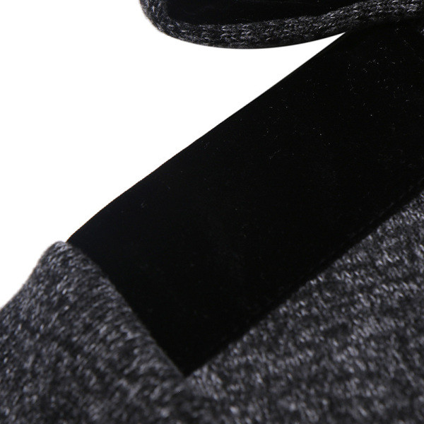 Мъжки суичър втален модел с цип и връзки