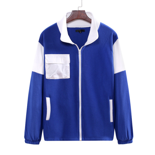 Мъжки ежедневен суичър с джоб и закопчаване