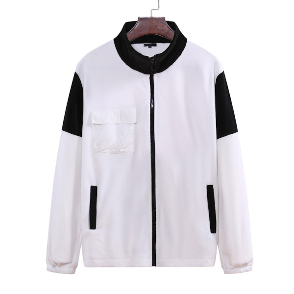 Мъжки ежедневен суичър с джоб и закопчаване