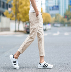 Férfi modern panathon egyenes kockás modell