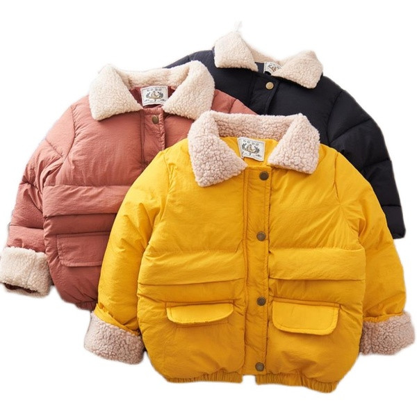 Есенно зимно яке за копчета и пух