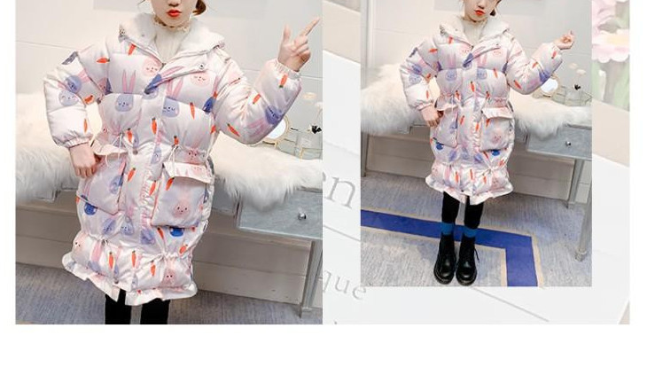 Нов модел детско яке за момичета с качулка и мека подплата