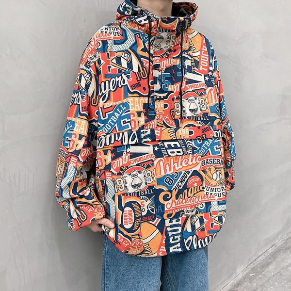 Мъжки актуален суичър с шарка в три модела