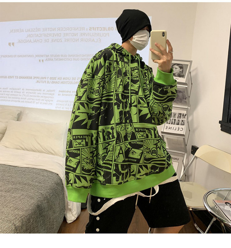 Мъжки ежедневен суичър широк модел