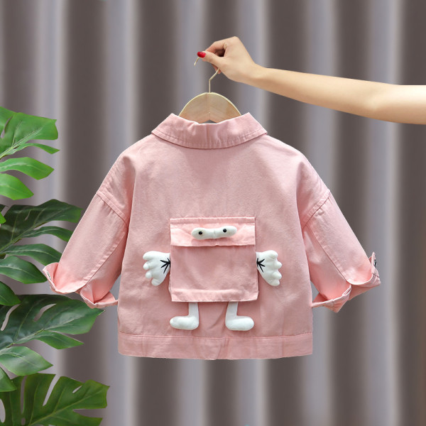 Детско яке с 3D елементи за момичета