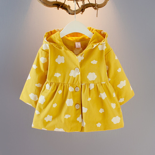 Детско яке подходящо за пролетта с качулка в три цвята