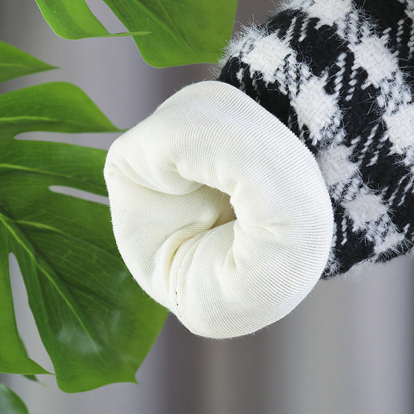 Карирано детско палто с копчета-за момичета