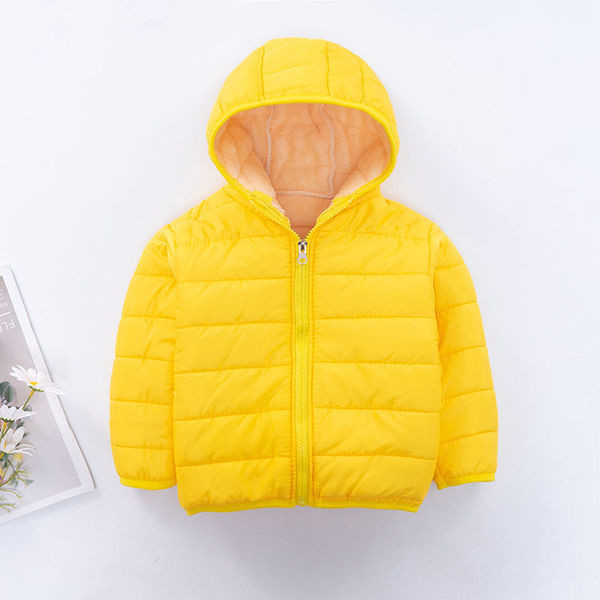 Детско яке с топла подплата и качулка - унисекс модел