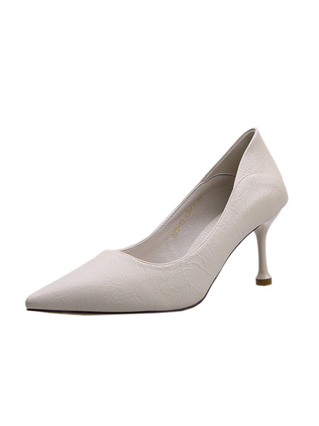 Novi model ženskih kožnih cipela na visoku petu