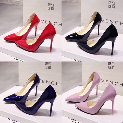 Stylish women`s shoes with high heels - 10 cm