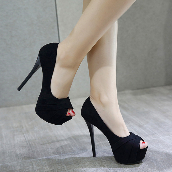 Moderne ženske cipele na petu 14 cm