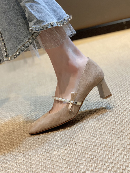 Novi model eko antilop cipela sa perlama i trakom